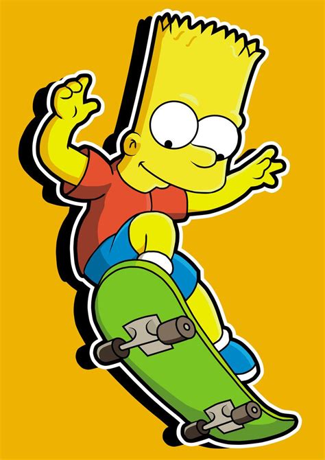 dibujos de bart simpson